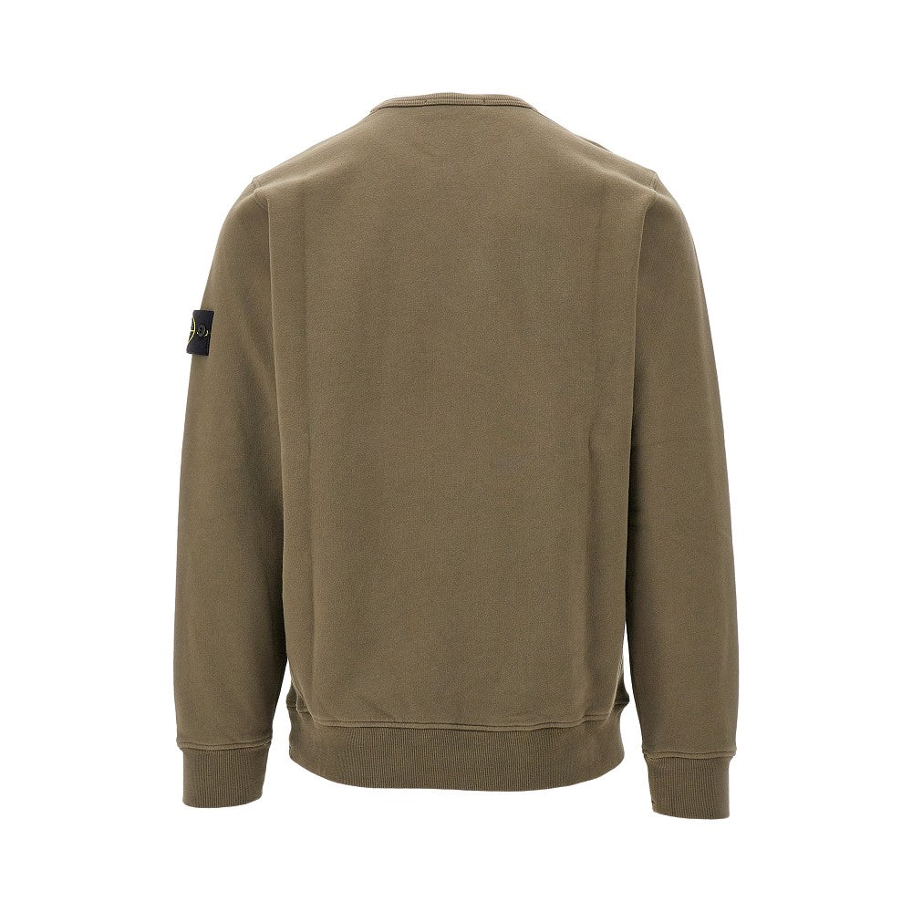 Organic cotton crewneck sweatshirt