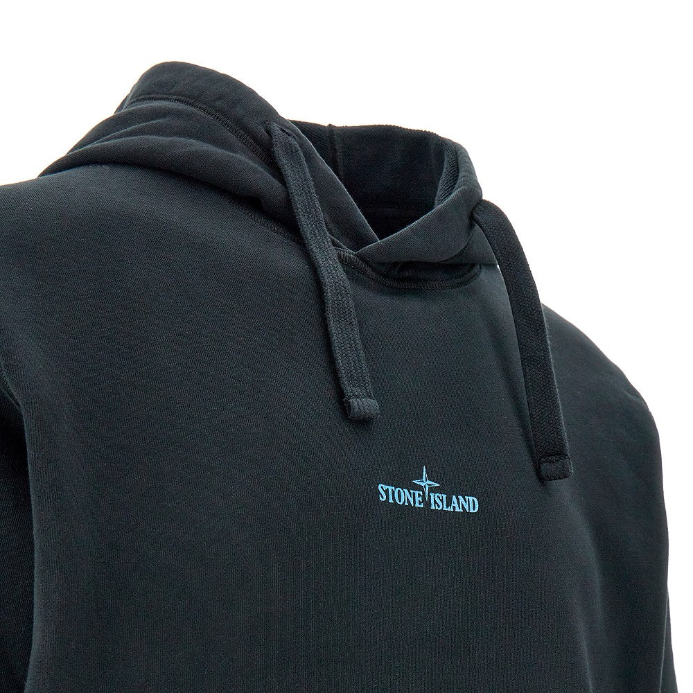 Rubberized logo hoodie