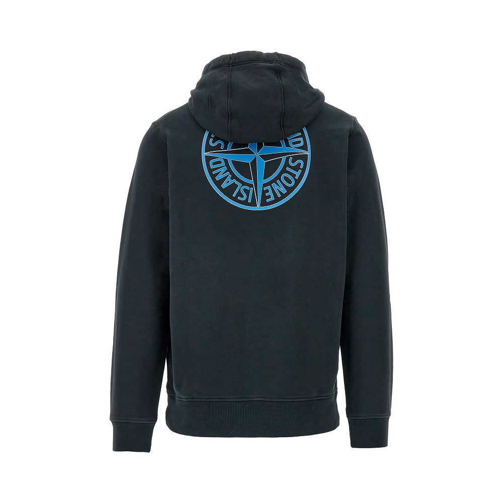 Rubberized logo hoodie