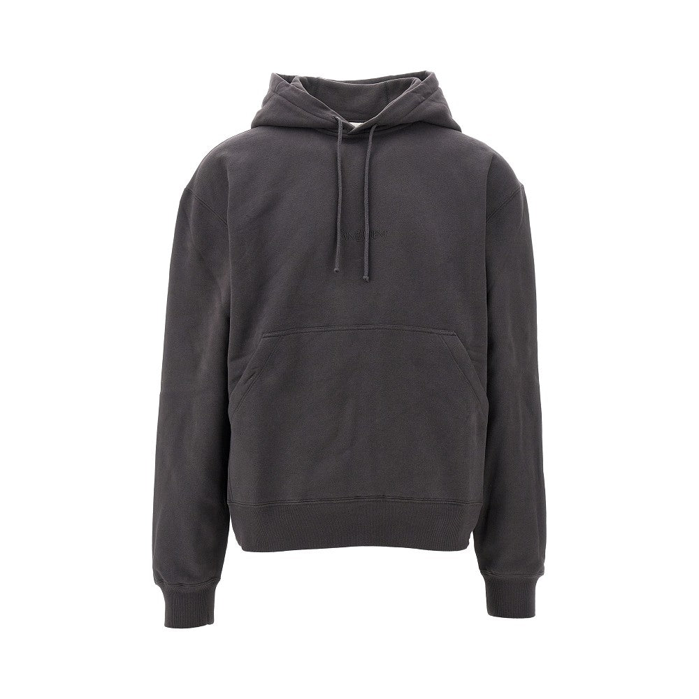Hoodie with logo embroidery