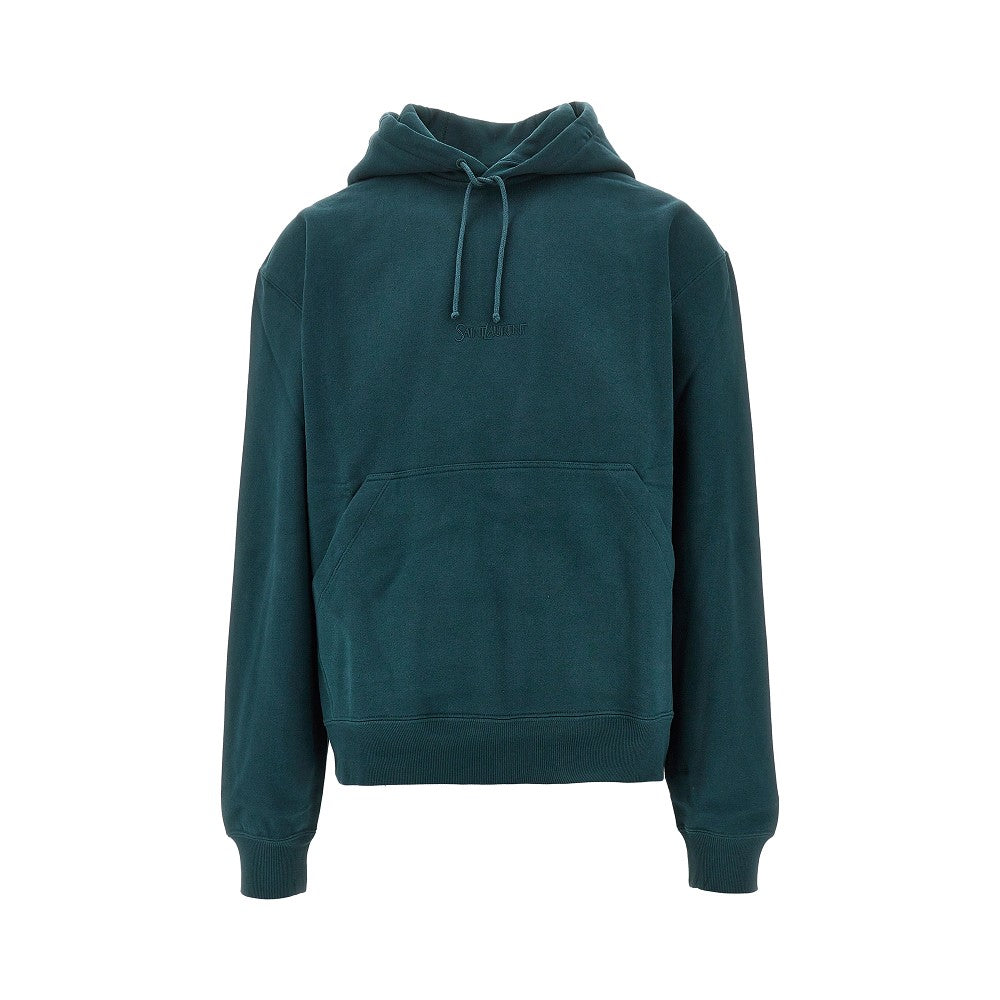 Hoodie with logo embroidery