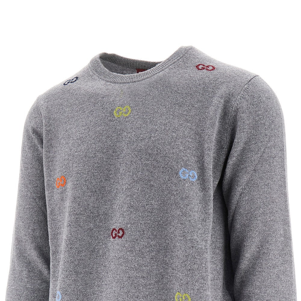 Cashmere sweater with GG motif