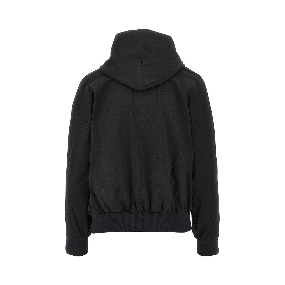 Track jacket con zip laterali