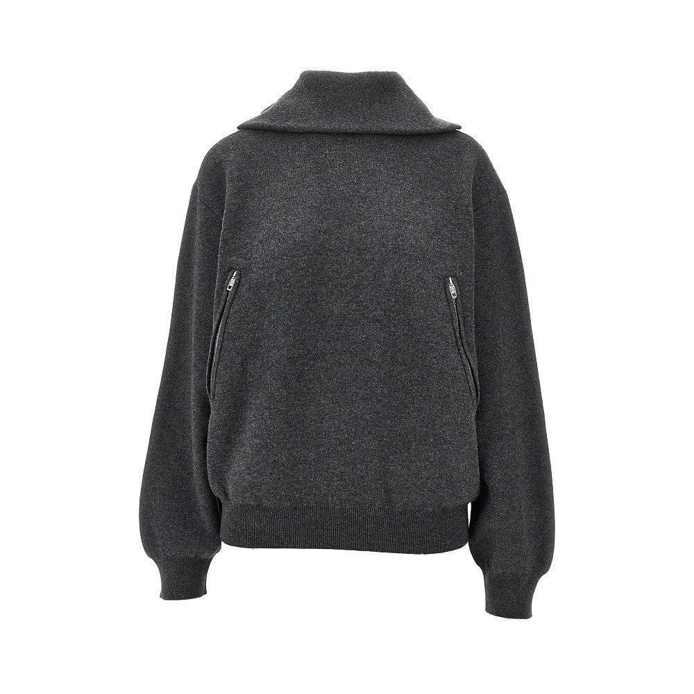 Pullover Back-to-Front in lana