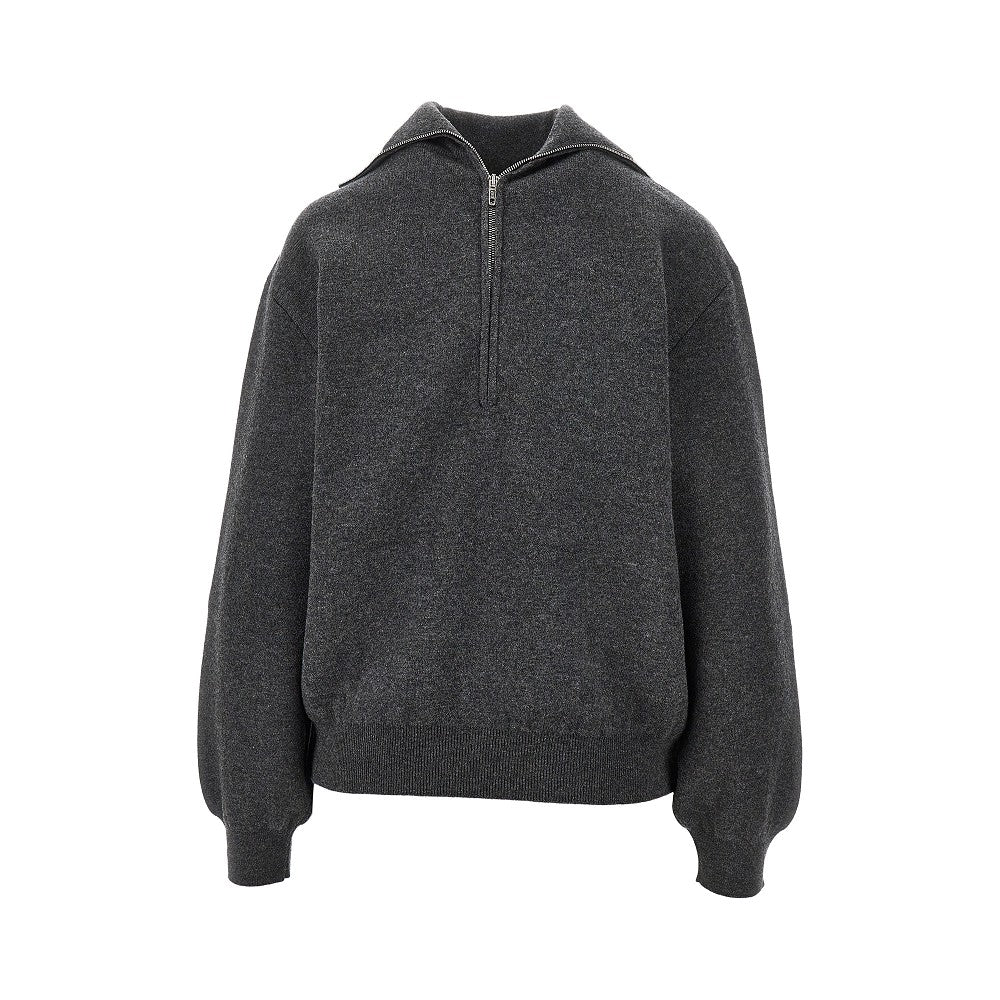 Pullover Back-to-Front in lana
