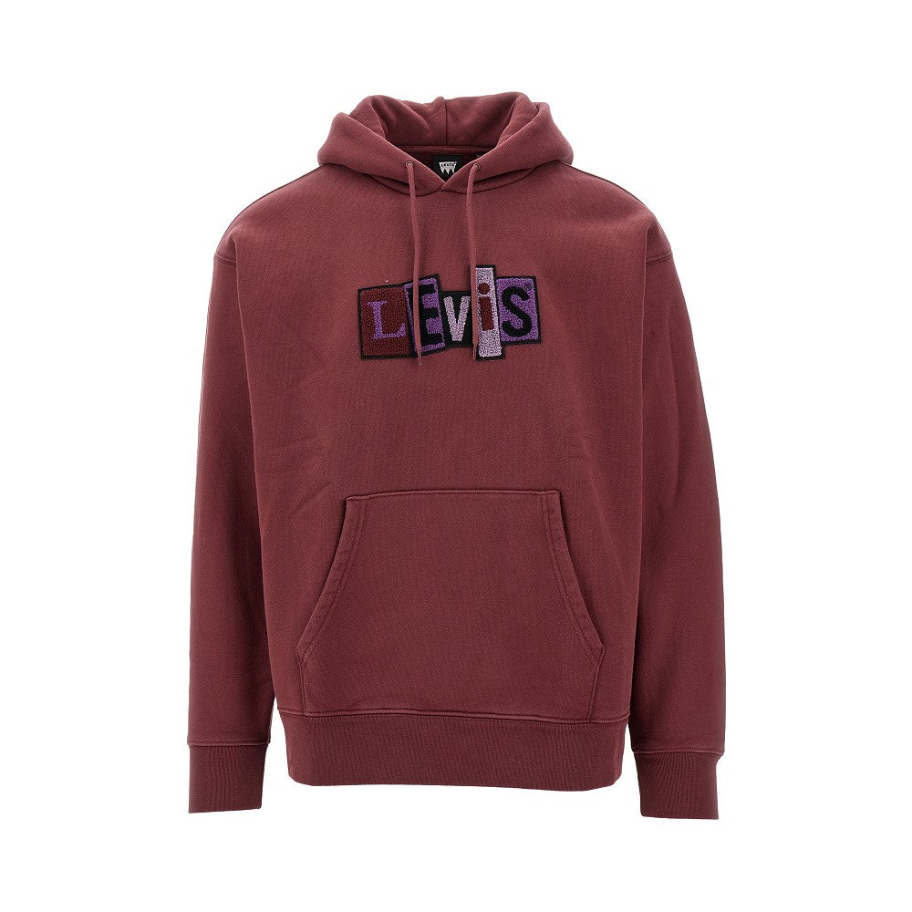 'Skateboarding' hoodie with logo patch
