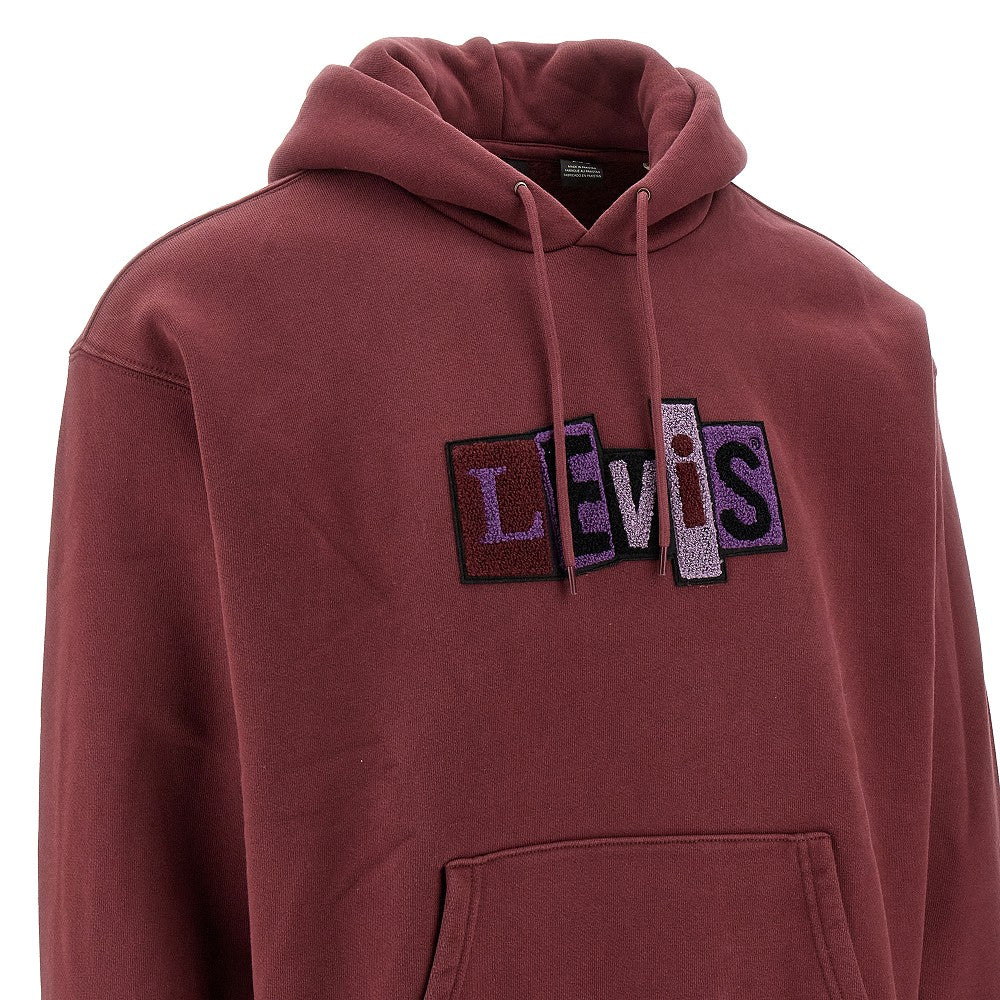 'Skateboarding' hoodie with logo patch