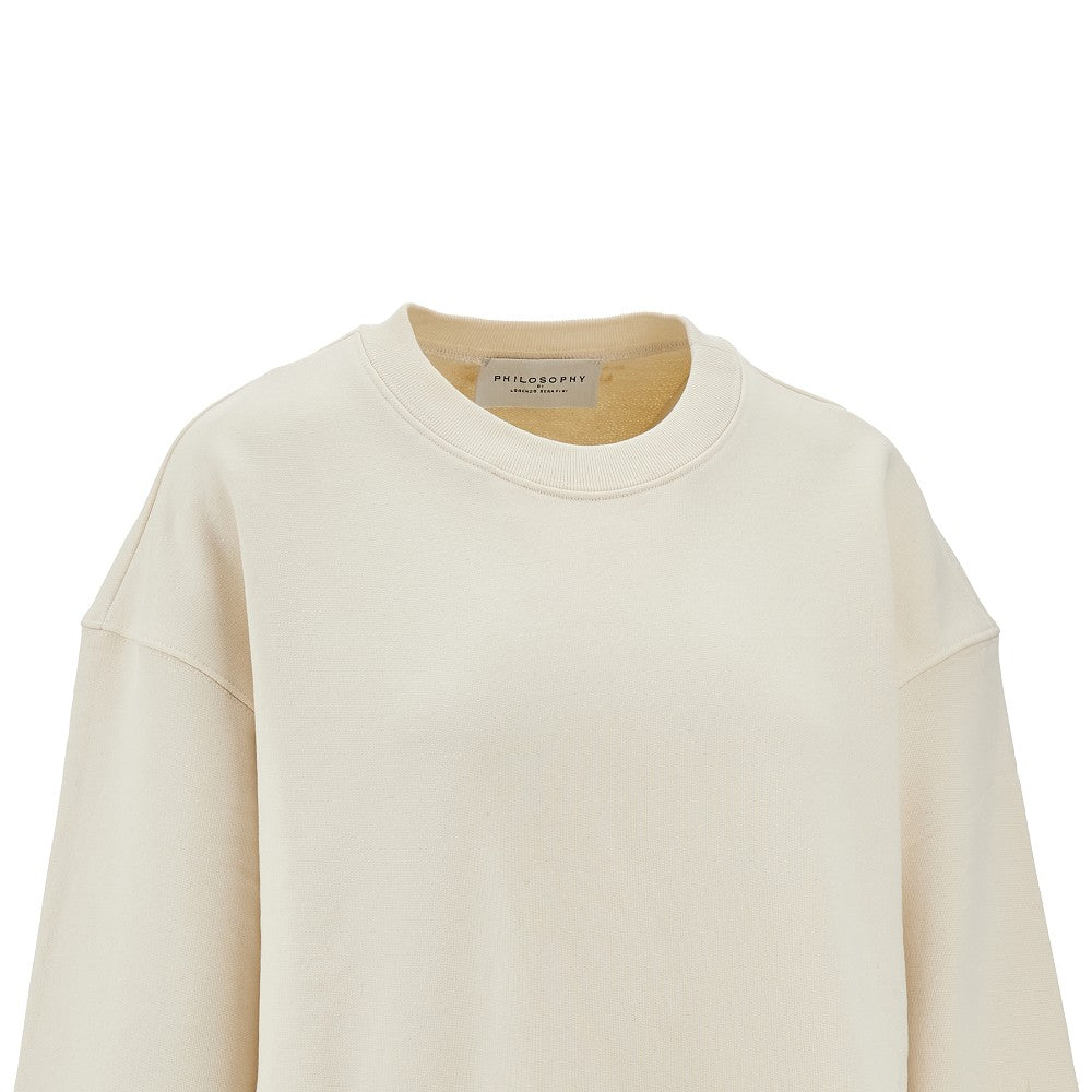 Felpa Loose Fit con piume