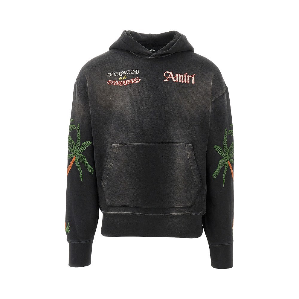 'Sinners' embroidered hoodie