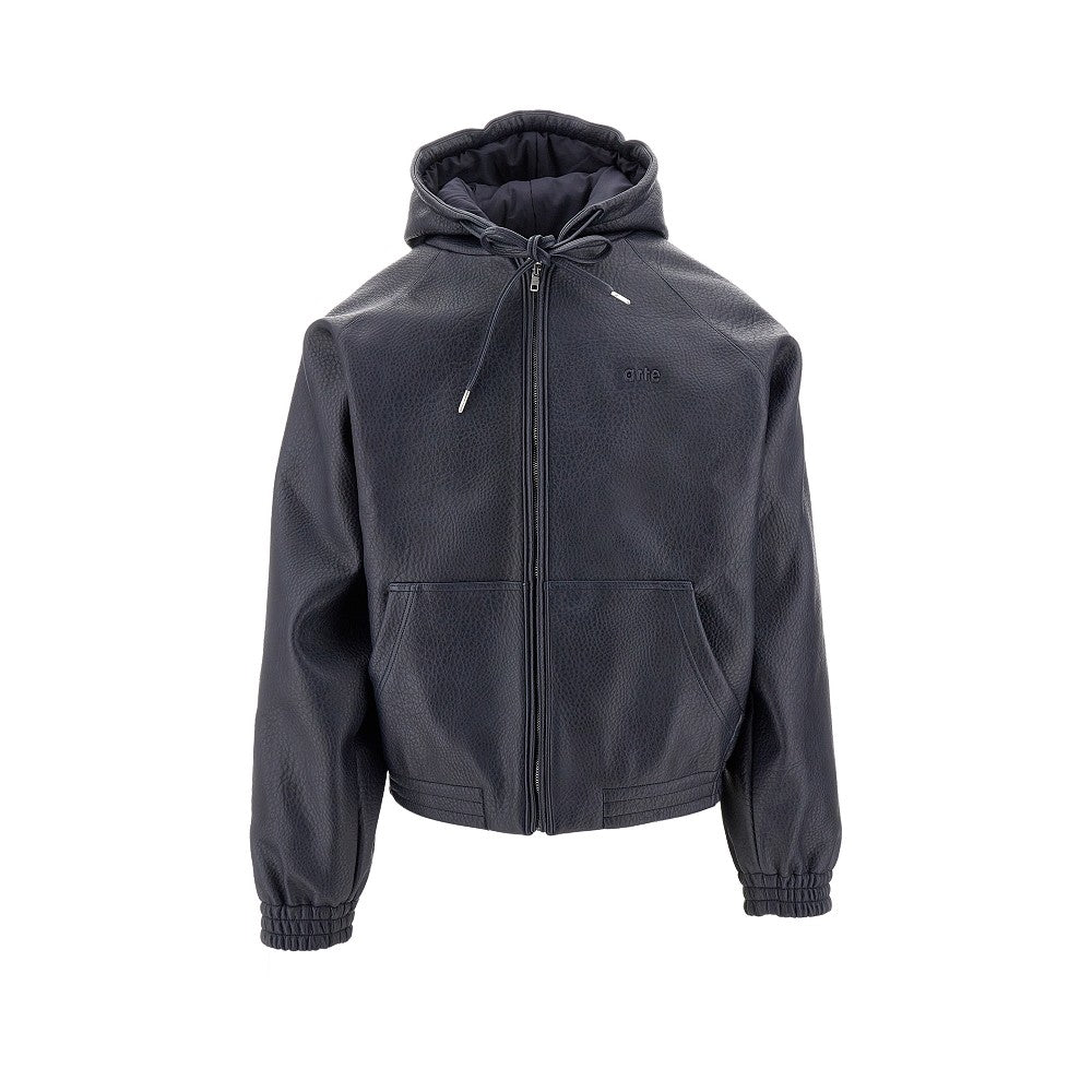 Blouson in finta pelle martellata