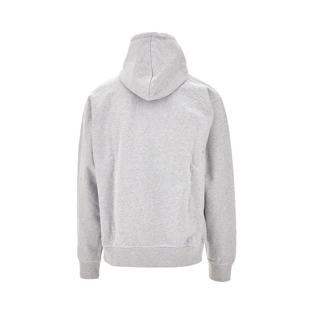 'Heart Flower' embroidery hoodie