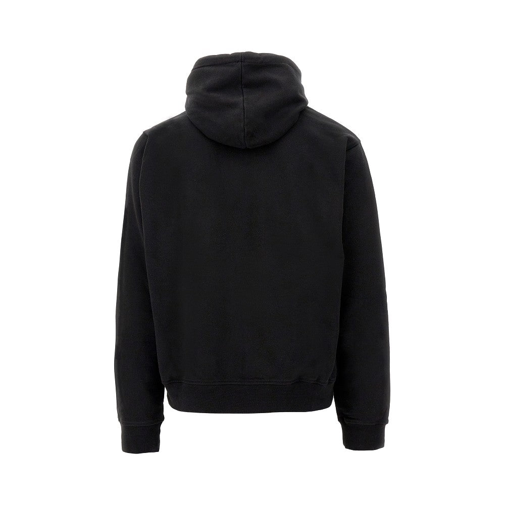 'Heart Flower' embroidery hoodie