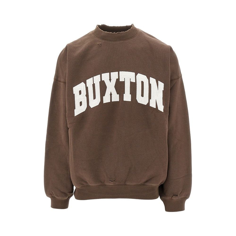 Distressed crewneck sweatshirt