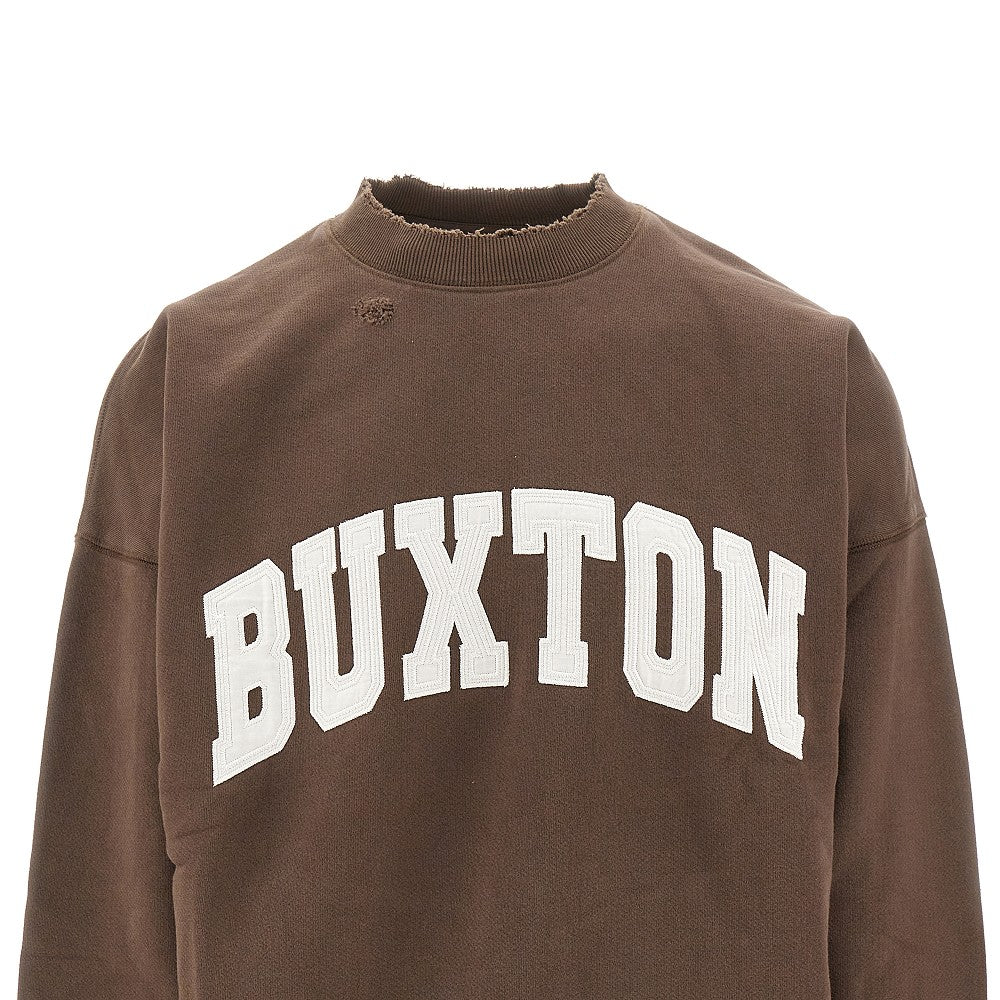 Distressed crewneck sweatshirt