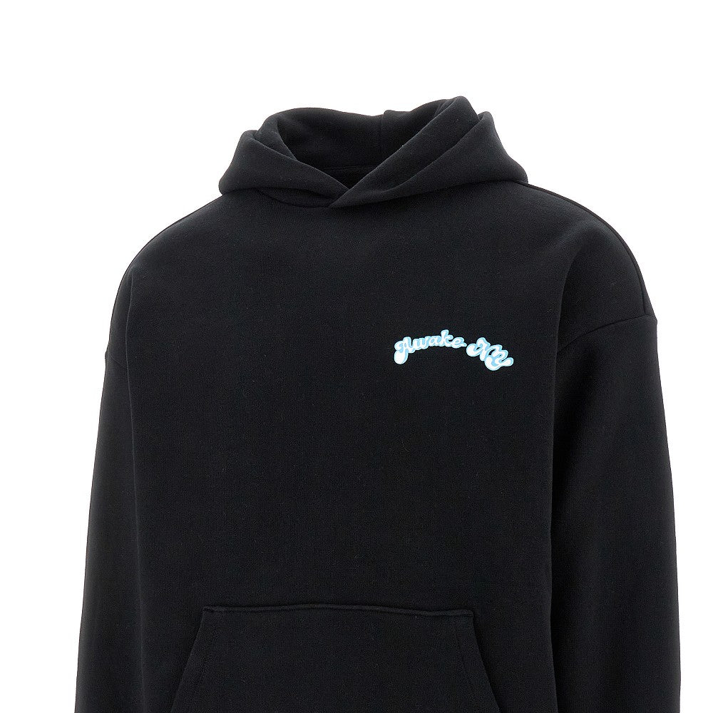 Logo patch hoodie