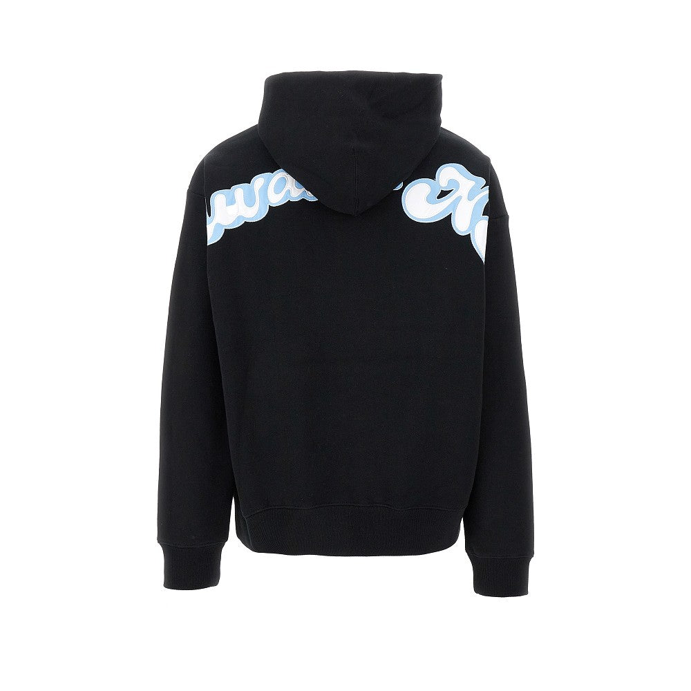 Logo patch hoodie