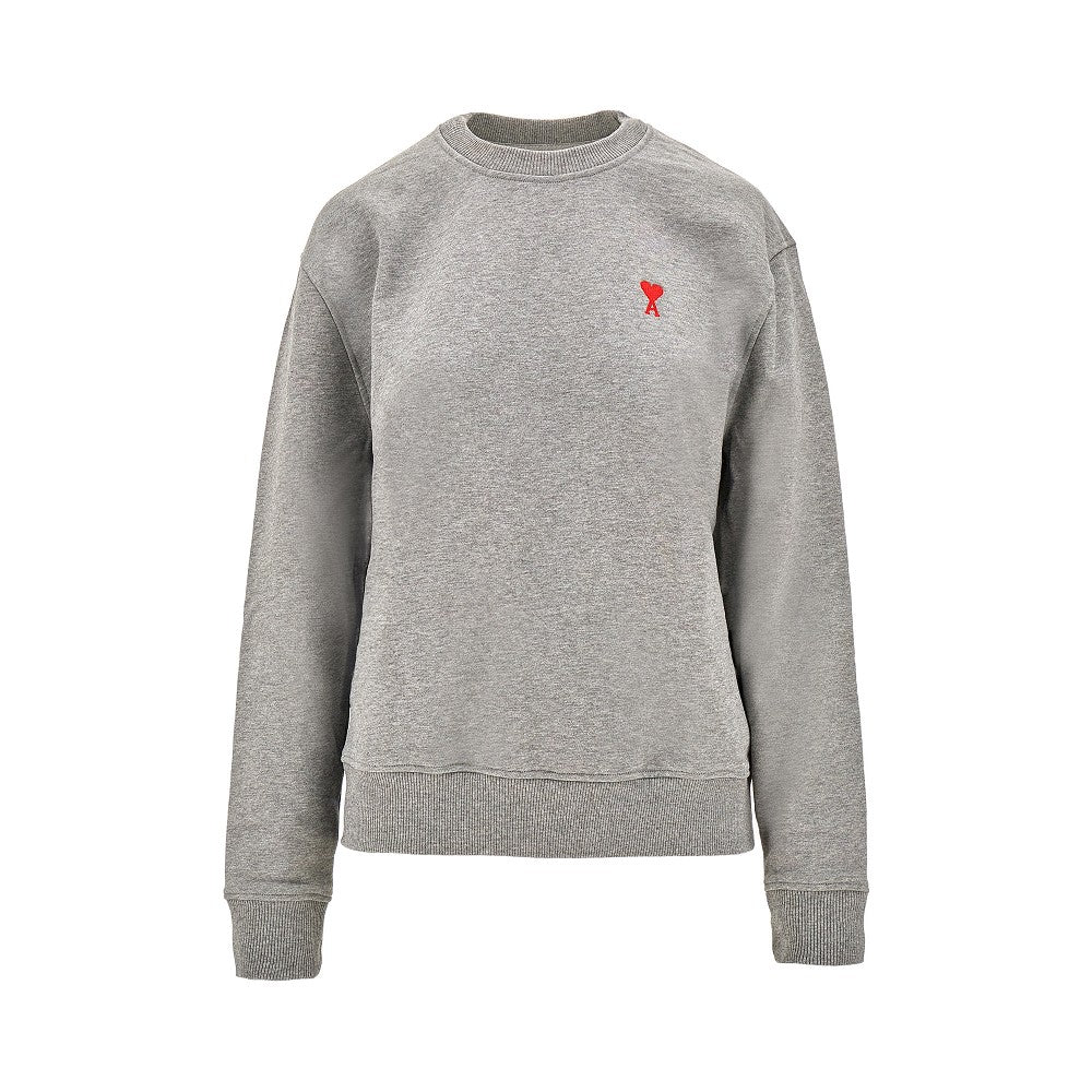 Ami de Coeur embroidery crewneck sweatshirt