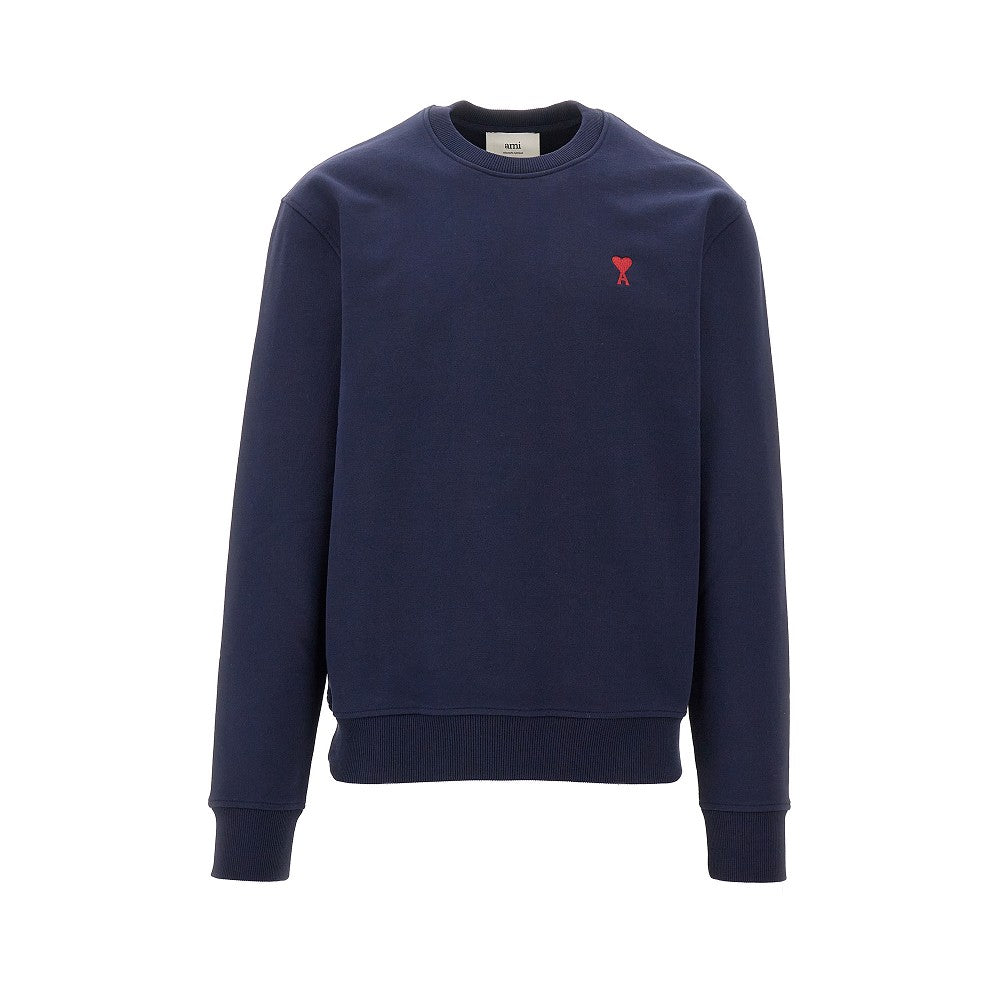 Ami de Coeur embroidery crewneck sweatshirt