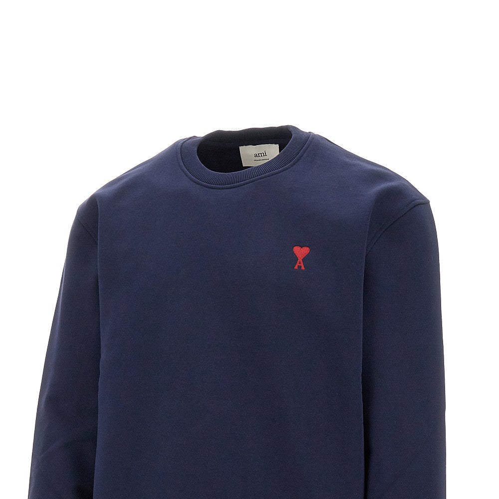 Ami de Coeur embroidery crewneck sweatshirt
