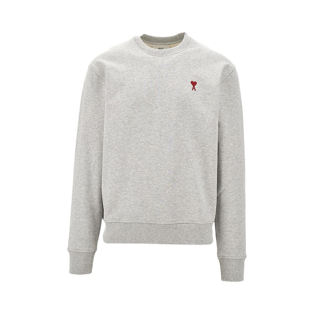 Ami de Coeur embroidery crewneck sweatshirt