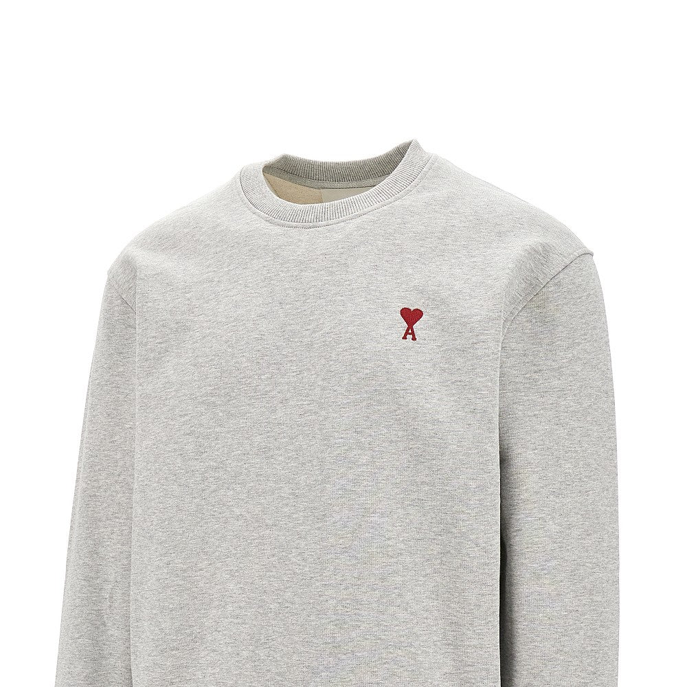 Ami de Coeur embroidery crewneck sweatshirt