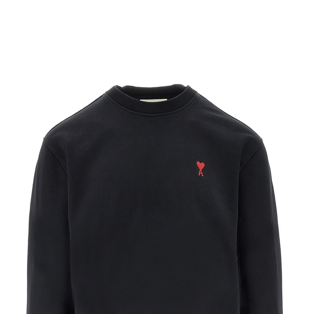 Ami de Coeur embroidery crewneck sweatshirt