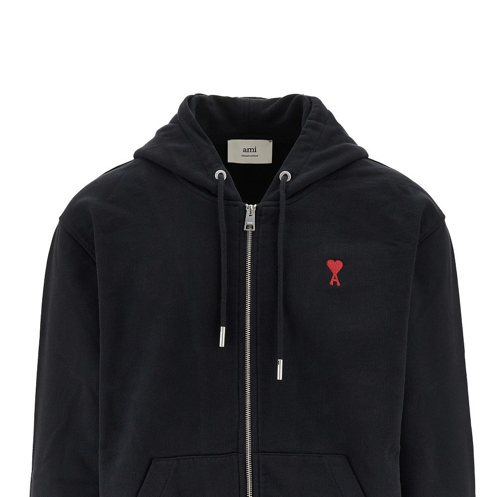 'Ami de Coeur' full-zip hoodie