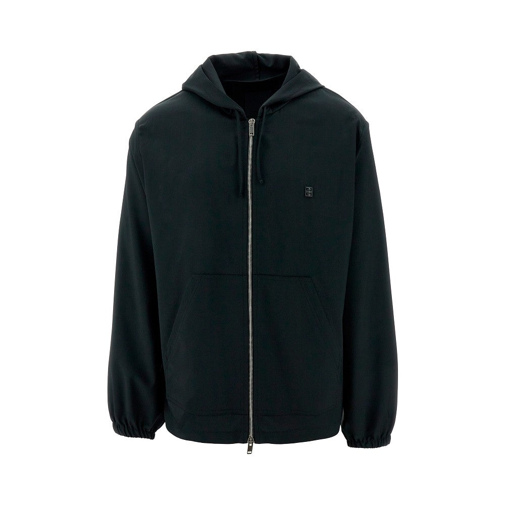 Felpa full-zip in lana