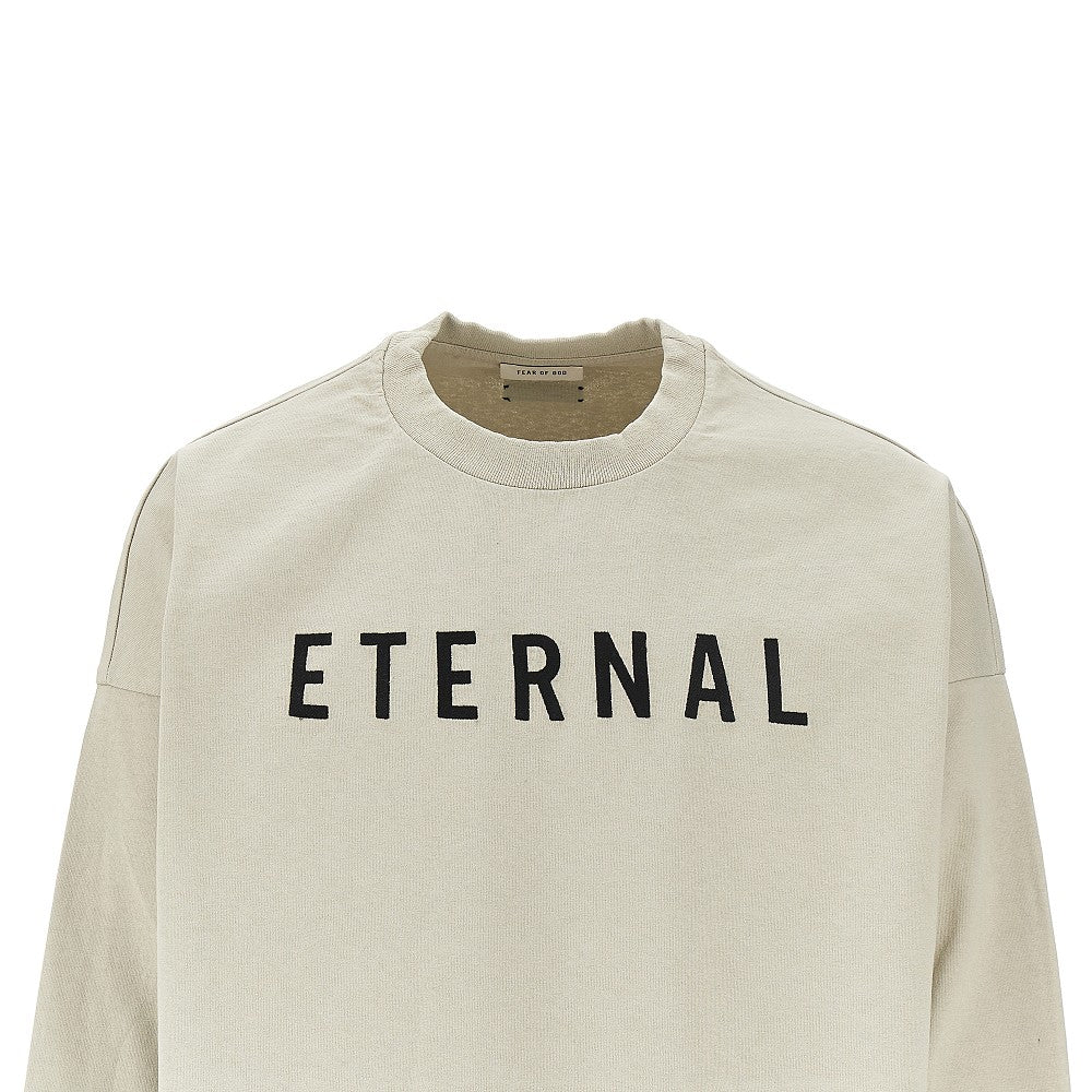 'Eternal' embroidery long-sleeved T-shirt