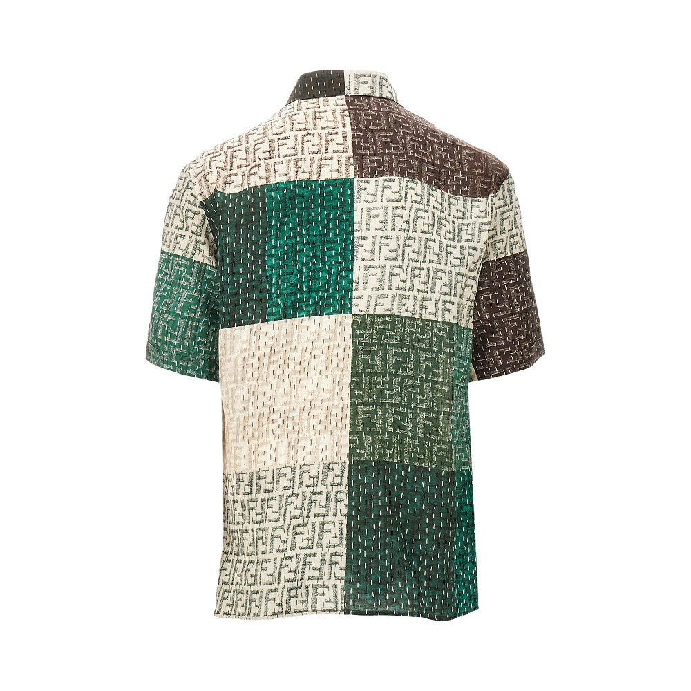 Patchwork FF linen shirt