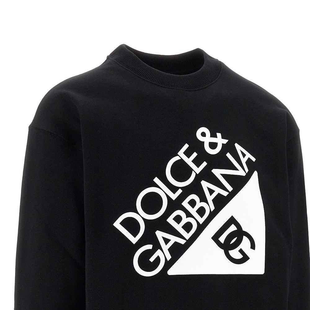 Logo print crewneck sweatshirt