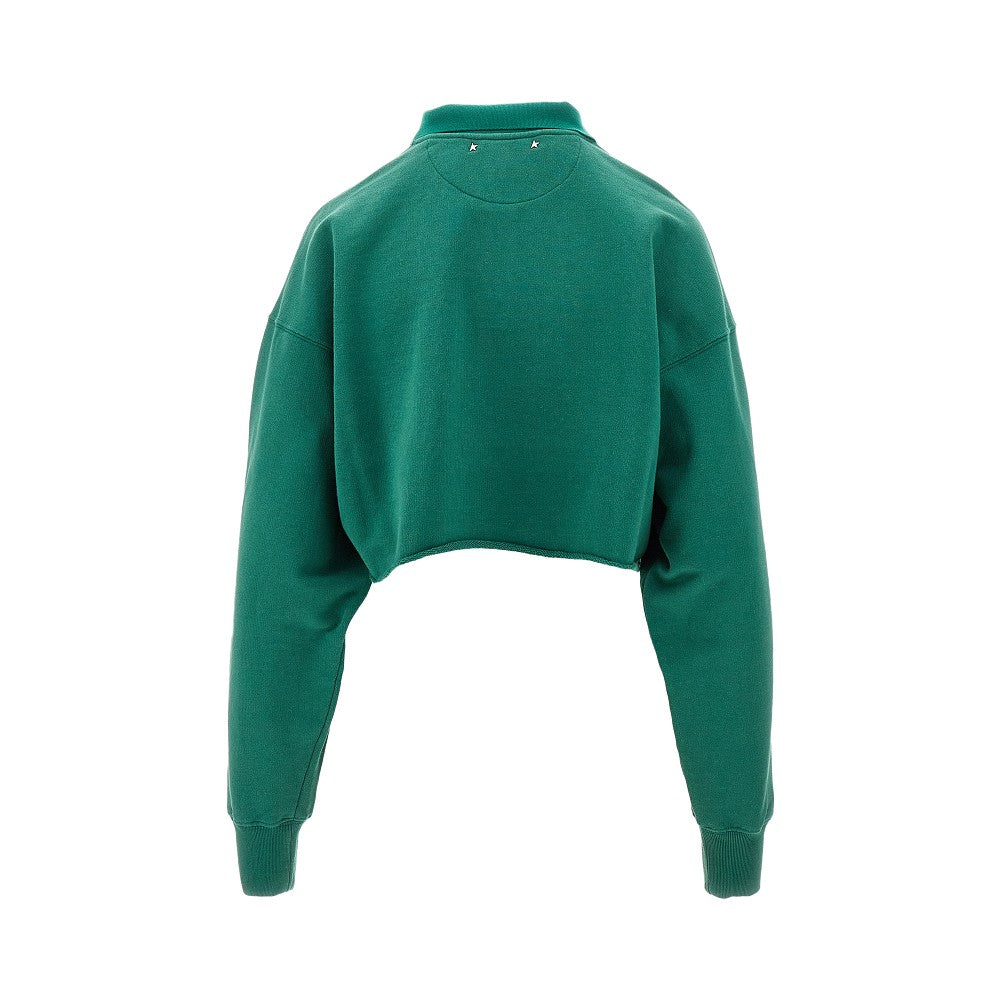'Nastia' cropped sweatshirt polo
