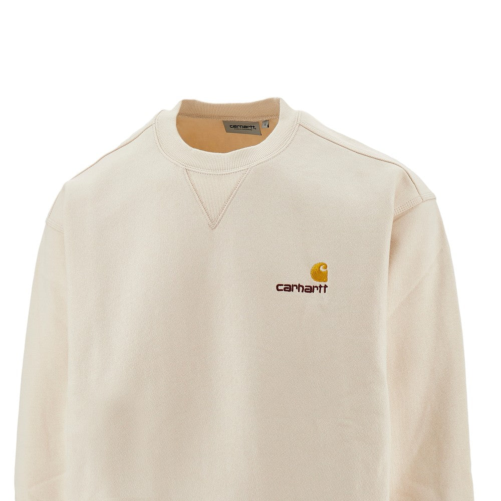 American Script embroidery sweatshirt