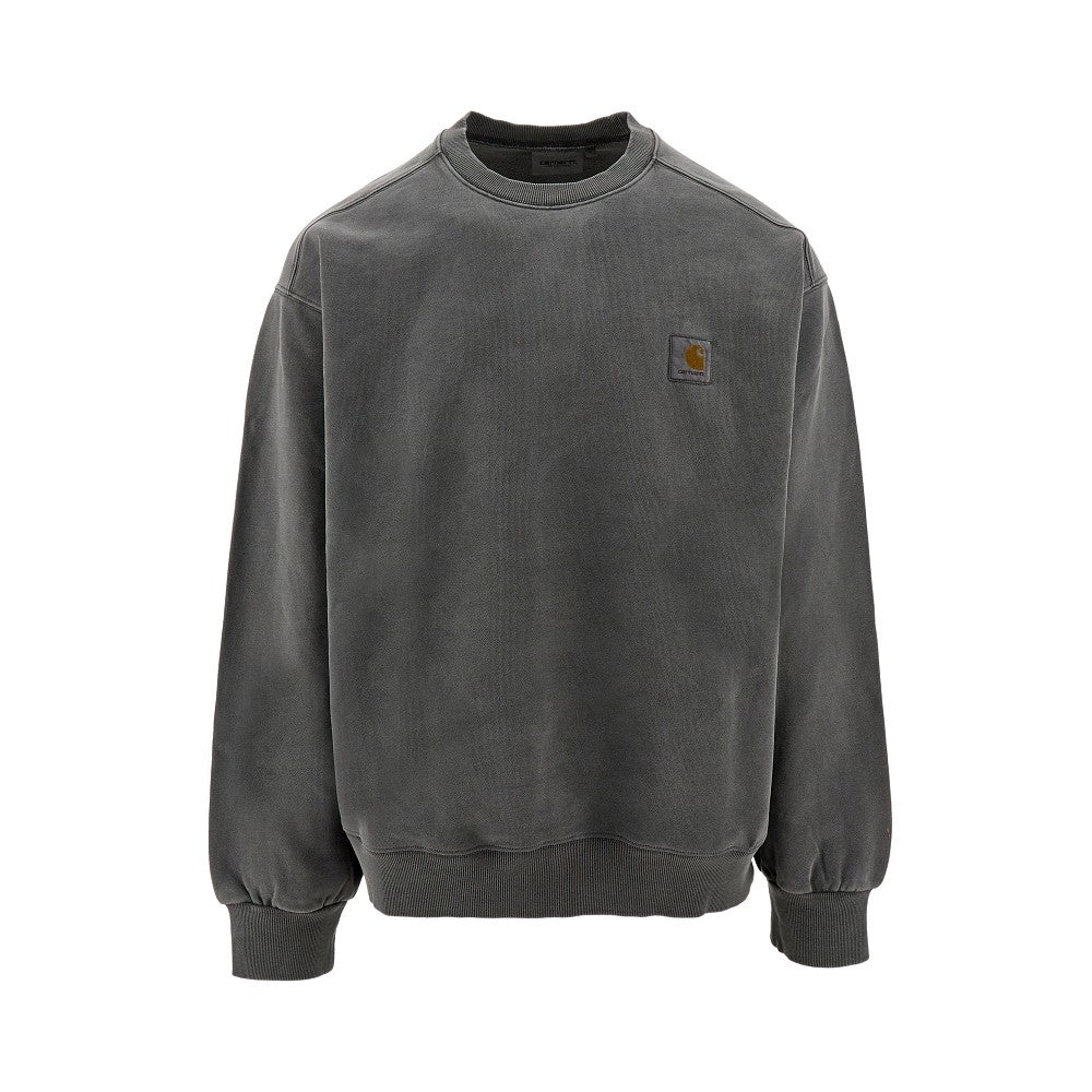 'Vista' bleached-out crewneck sweatshirt