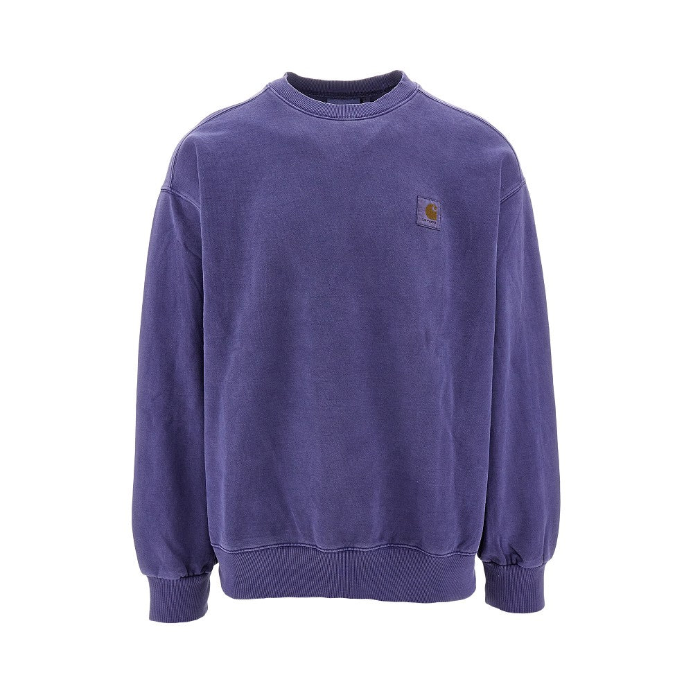 'Vista' bleached-out crewneck sweatshirt