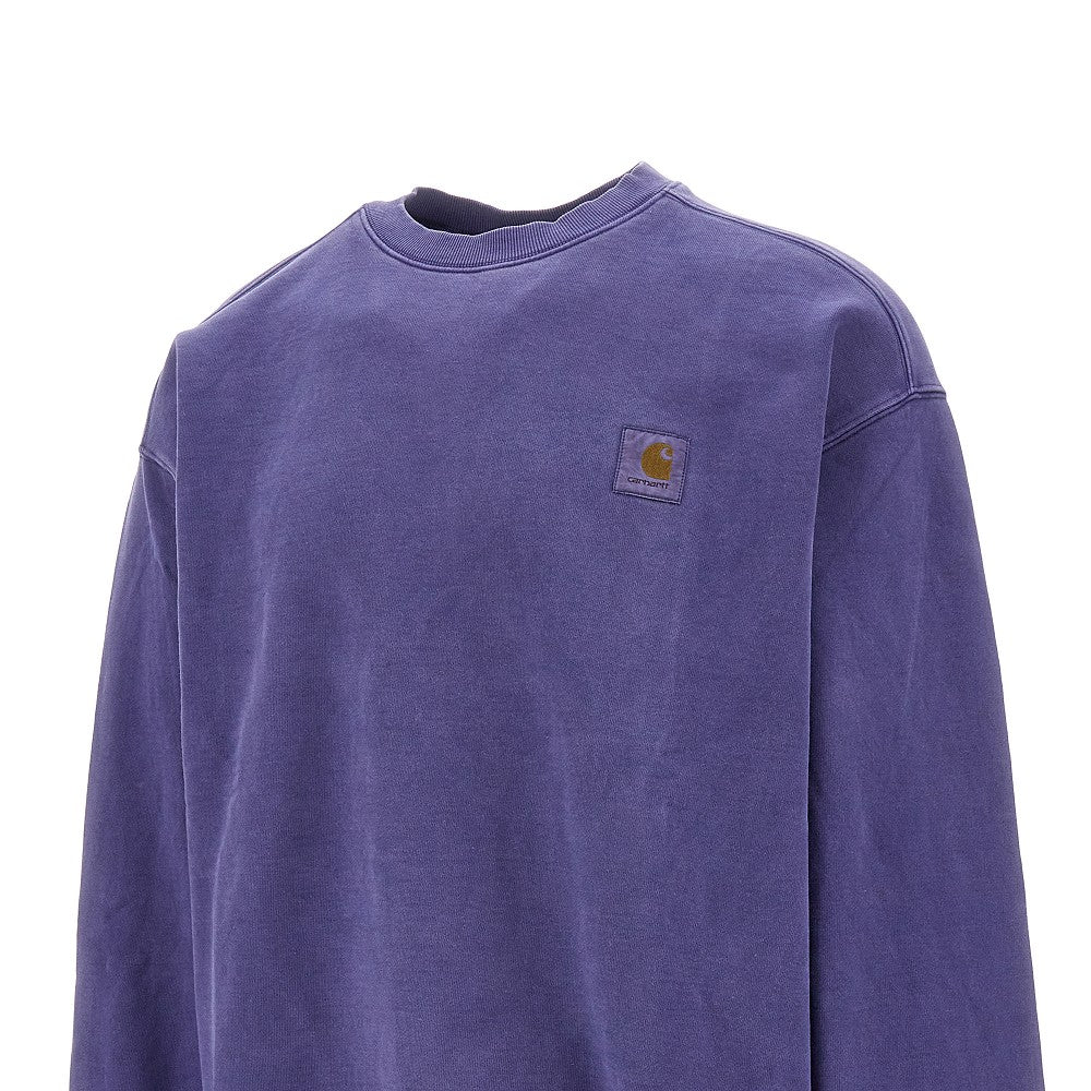 'Vista' bleached-out crewneck sweatshirt