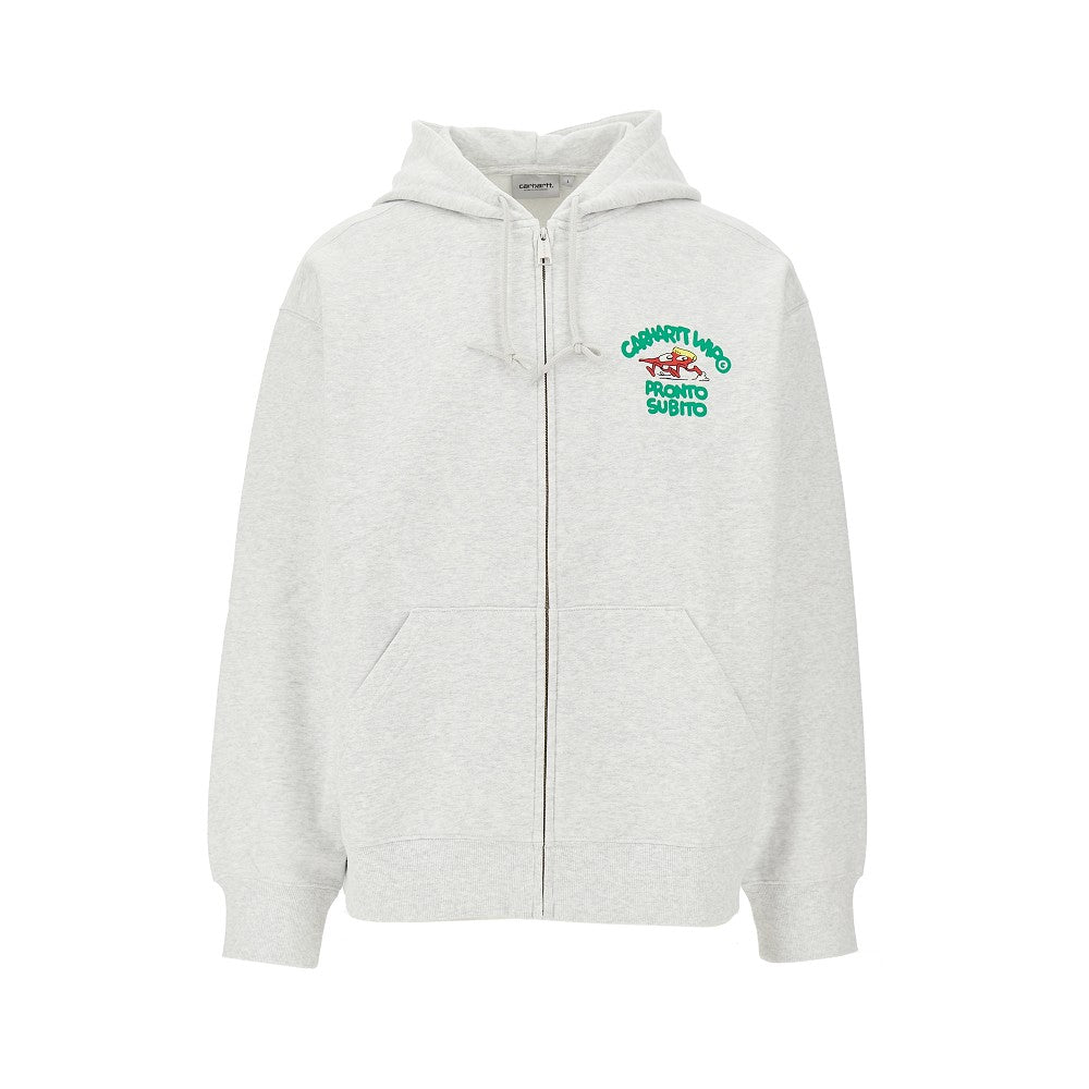 Felpa full-zip con cappuccio 'Pronto'