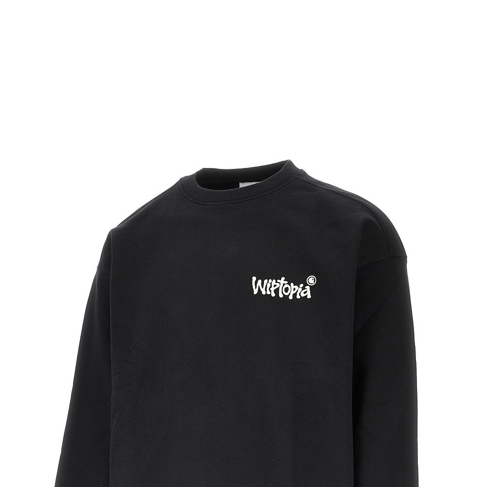 'Wiptopia' crewneck sweatshirt