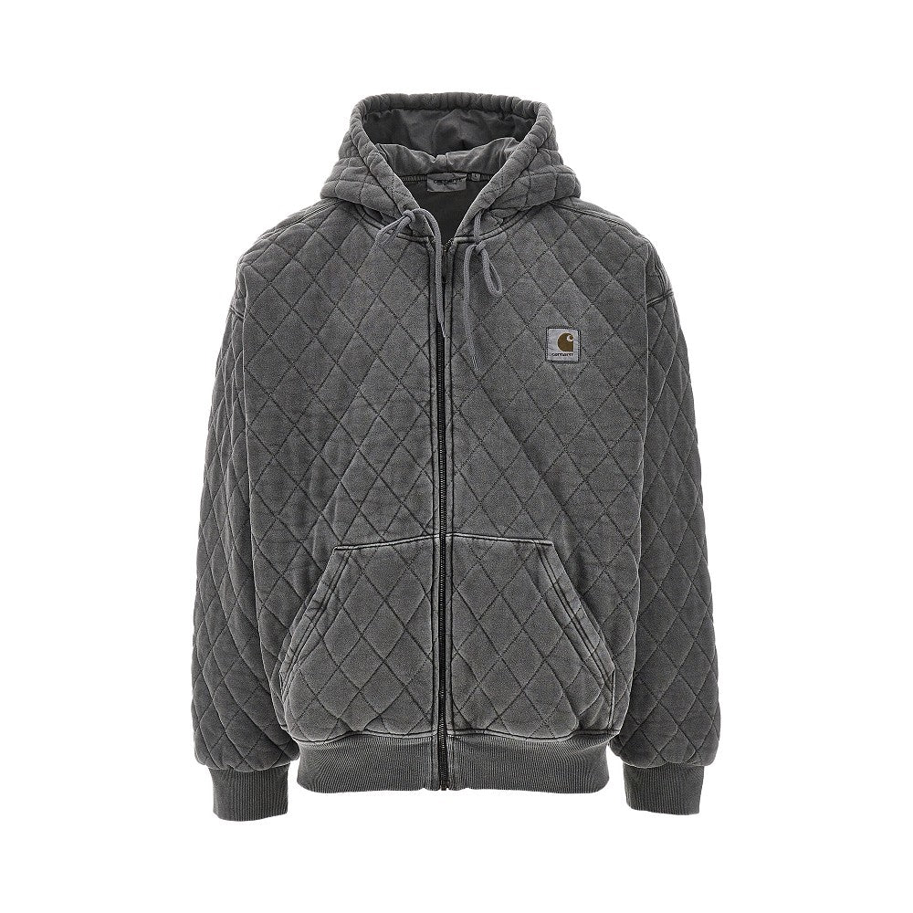 Quilted 'Vista' full-zip hoodie