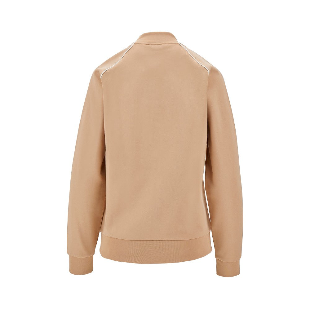 Felpa full-zip in jersey tecnico
