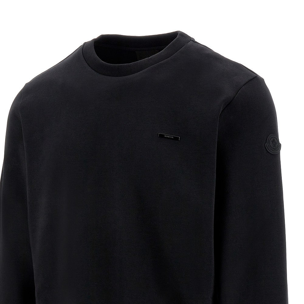 Felpa girocollo Matt Black