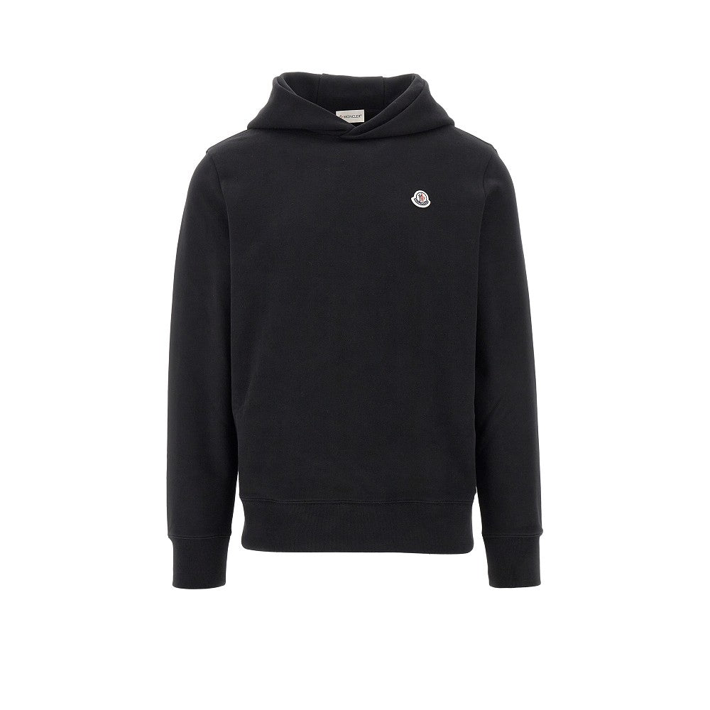 Logo patch hoodie