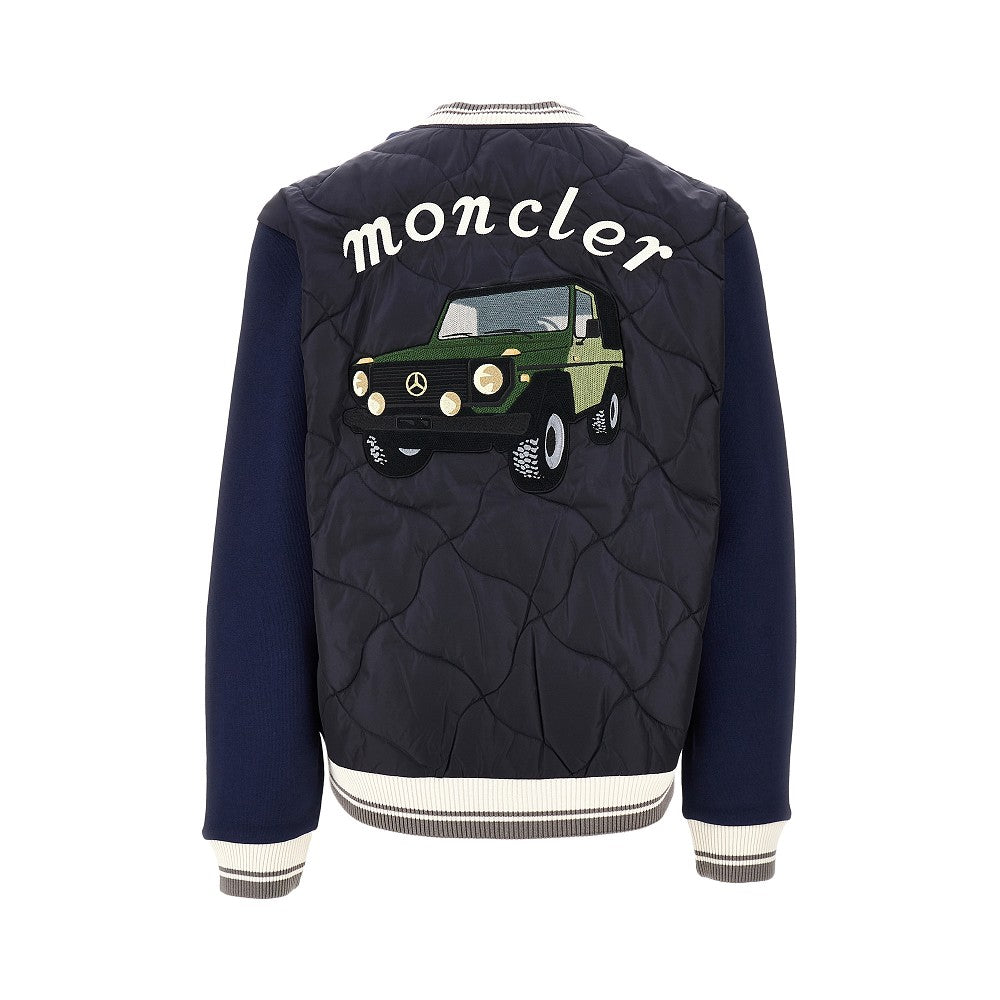 Cardigan in felpa e nylon Genius x MB by Nigo