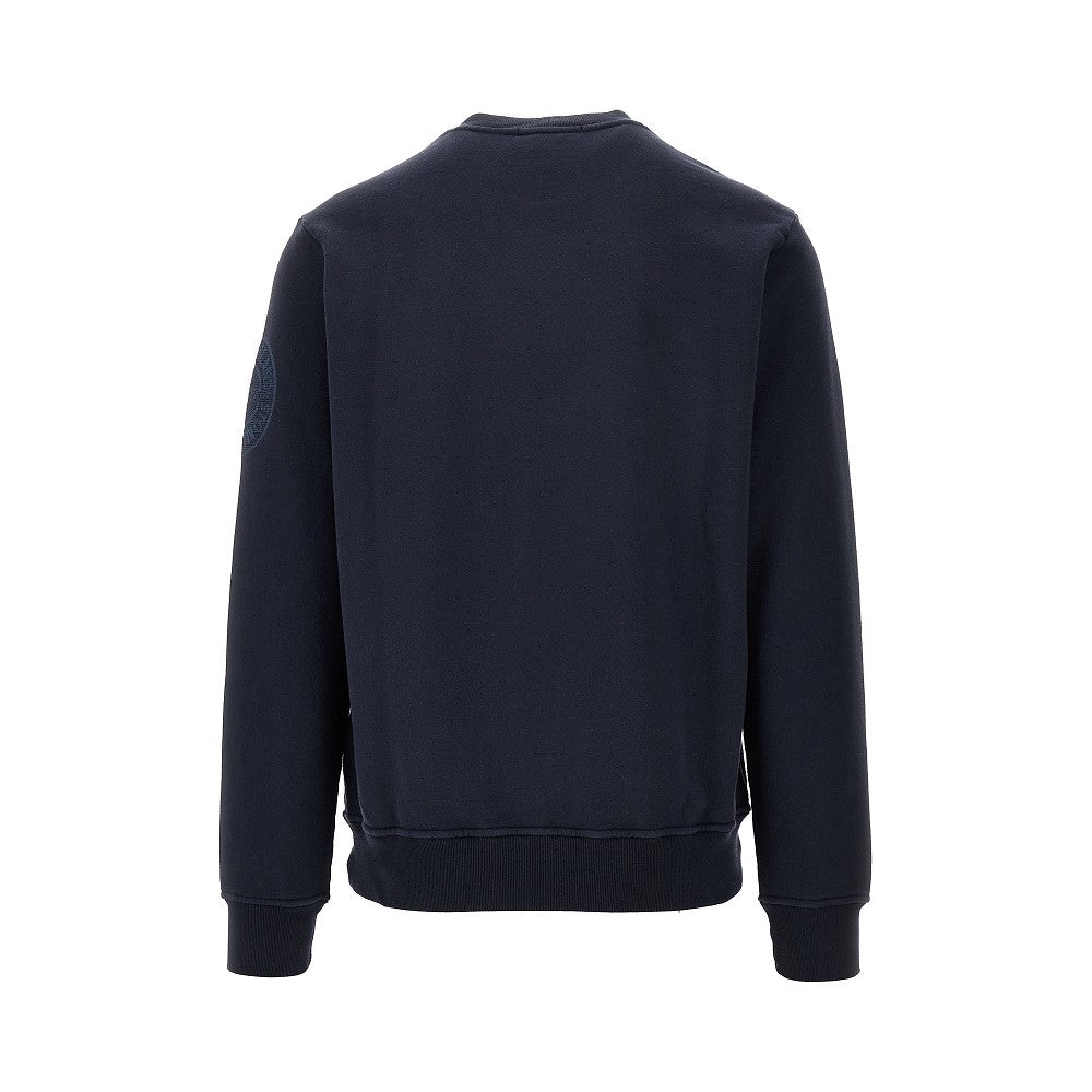 Logo embroidery crewneck sweatshirt