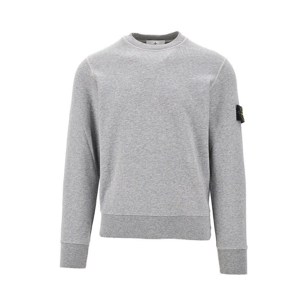Logo badge crewneck sweatshirt