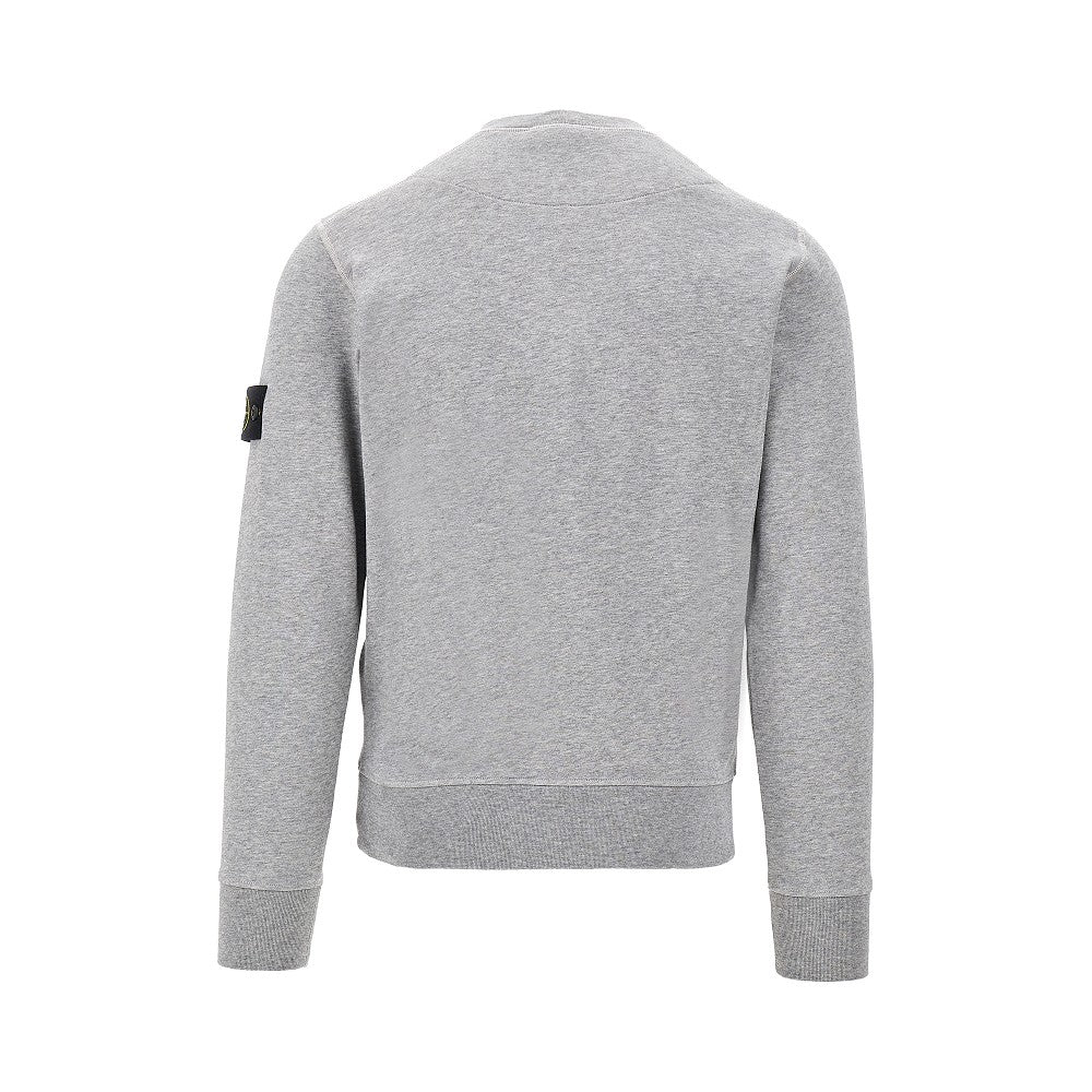 Logo badge crewneck sweatshirt