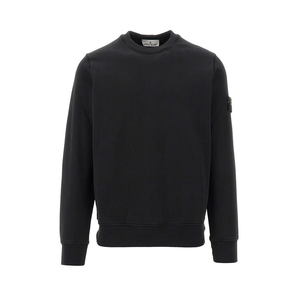 Logo badge crewneck sweatshirt