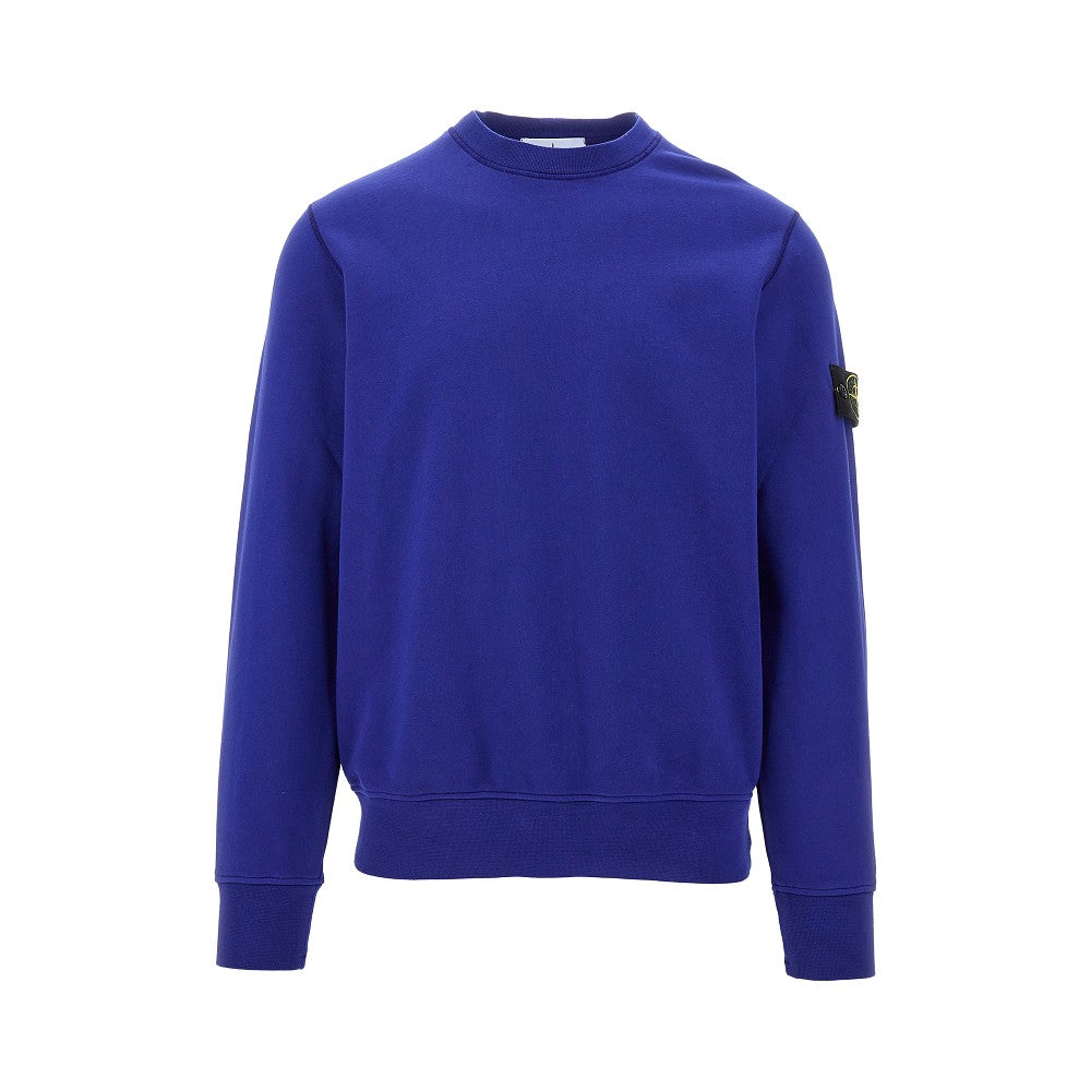 Logo badge crewneck sweatshirt