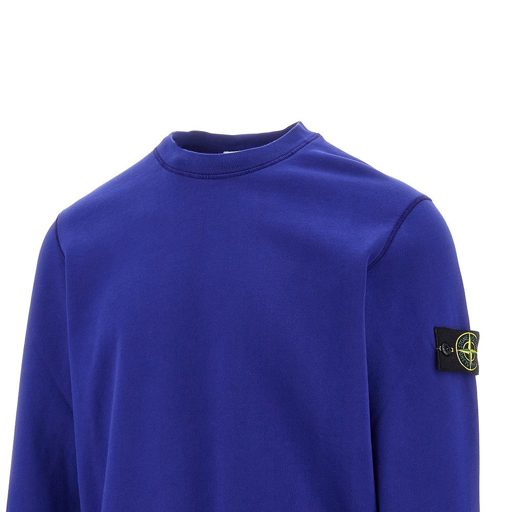 Logo badge crewneck sweatshirt