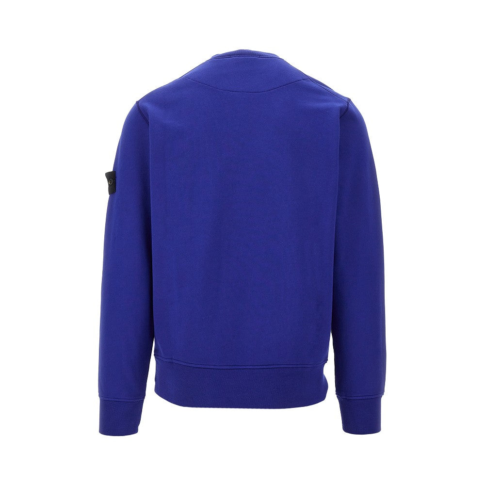 Logo badge crewneck sweatshirt